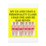 a funny divorce idea for you postcard