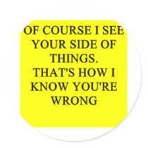 a funny divorce idea for you round stickers