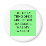 a funny divorce  joke for men magnets