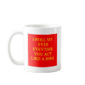 a funny insult mugs
