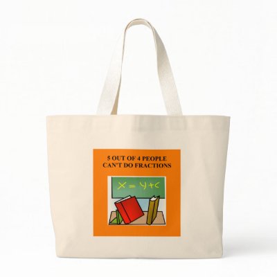 a funny math joke bag by jimbuf