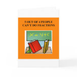 a funny math joke cards