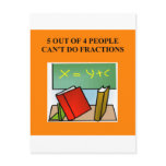 a funny math joke postcards