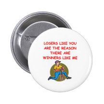 a funny winners and losers joke pin