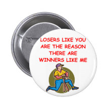 a funny winners and losers joke pins