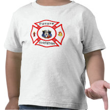 A Future Firefighter Red Maltese Shirts