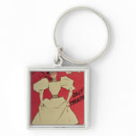 A Gaiety Girl at the Daly's Theatre Keychains