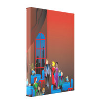 A Gala Affair Wrapped Canvas