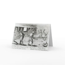 A Game of Real Tennis with Sport Ballads below Cards