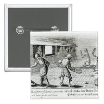 A Game of Real Tennis with Sport Ballads below Pin