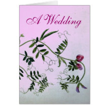 A Garden Wedding Invitation Card