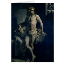 A Gaul and his Daughter Imprisoned in Rome, 1847 Card
