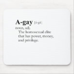 A-Gay (definition) Mouse Mat