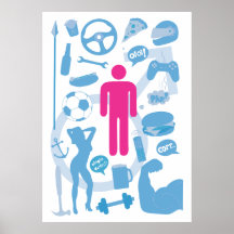 A gay stereotype, I am all man Poster