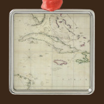 A General Chart of the West Indies ornaments
