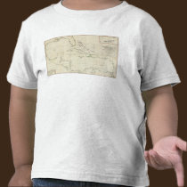 A General Chart of the West Indies t-shirts
