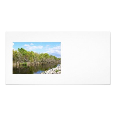 A Gentle    Stream Photo Greeting Card by Debrene