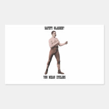A Genuine Overly Manly Man Sticker