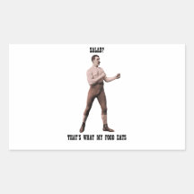 A Genuine Overly Manly Man Sticker