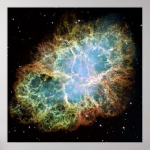 A Giant Hubble Mosaic of the Crab Nebula Posters