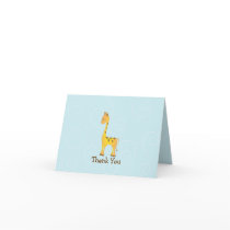 A Giraffe has Manners Greeting Cards