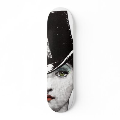 A Girl called Party Skate Board by Rfarrelldesign