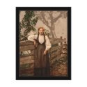 A girl of Voss, Hardanger Fjord, Norway postcards
