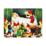 A Girl sleeping and kids are playing with toys Post Card