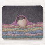 A Girl Under A Thousand Blankets Mouse Pads
