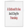 A Girlfriend For Sex And A Dog For Friendship