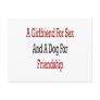 A Girlfriend For Sex And A Dog For Friendship