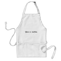 A god from a machine. aprons