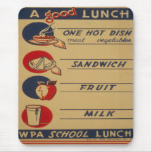A Good School Lunch Mouse Pad