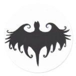 a gothic bat stickers