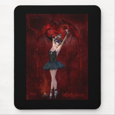 A gothic play write mouse pad by loveit2