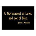 A Government of Laws Greeting Cards