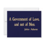 A Government of Laws Personalized Invite