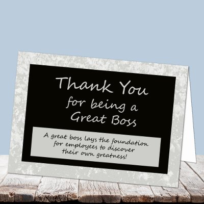 A Great Boss Bosses Day Card by KathyHenis