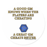 A Great DM Cheats Better stickers