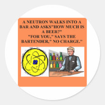 A Great Physics Design Round Stickers