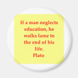 A great Plato quote Refrigerator Magnets