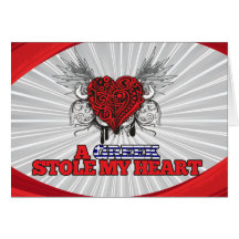 A Greek Stole my Heart Greeting Cards