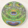 A GREEN Toothless Tiger in Zoo Beverage Coaster