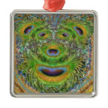 A GREEN Toothless Tiger in Zoo Ornaments