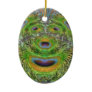 A GREEN Toothless Tiger in Zoo Christmas Ornaments
