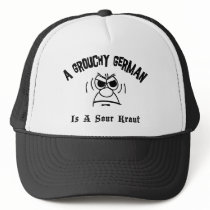 A Grouchy German Is A Sour Kraut Trucker Hats