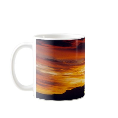 A Guadalupe Mountains Sunset Mug by JaguarPhotos