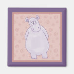 A Guilty Little Hippo Magnet