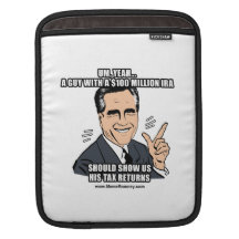 A GUY WITH A 100 MILLION DOLLAR IRA SHOULD SHOW US iPad SLEEVES