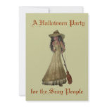 "A Halloween Party/Sexy People" (a1) invitations